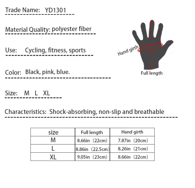 Outdoor cycling gloves