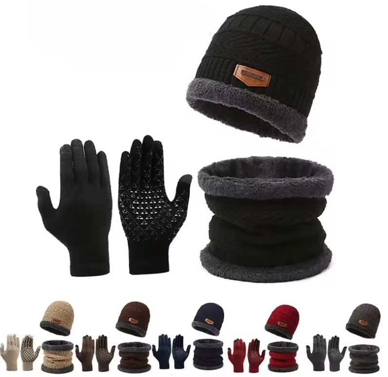 Men’s 3-Piece Windproof Winter Set