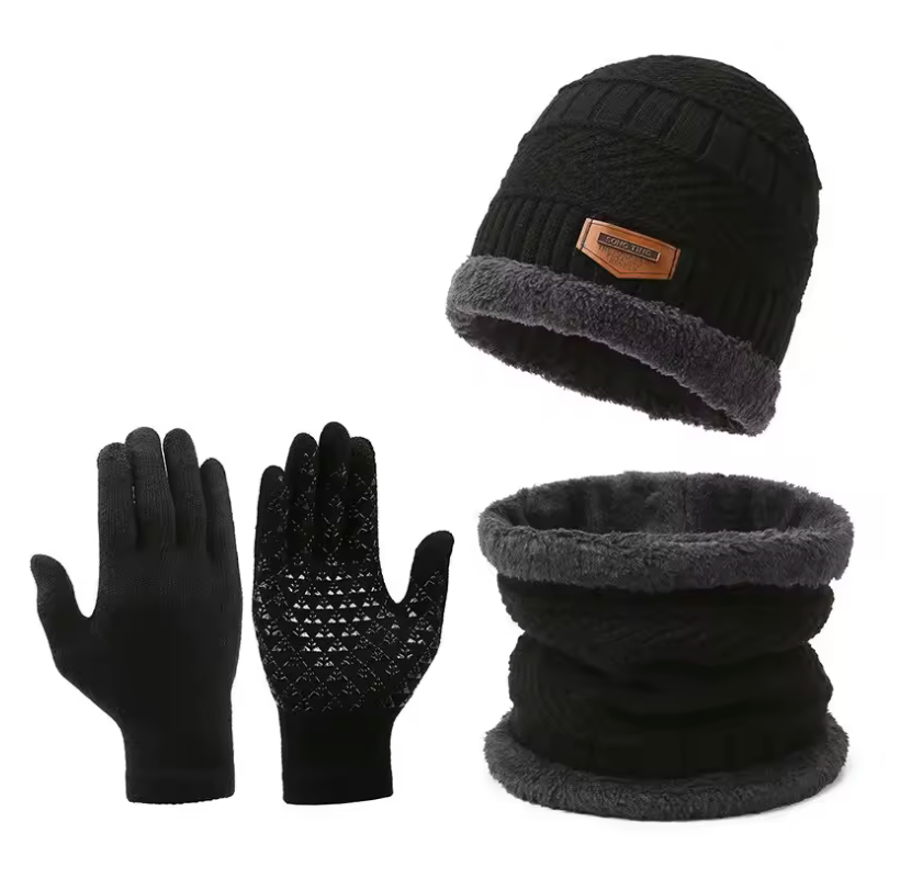 Men’s 3-Piece Windproof Winter Set