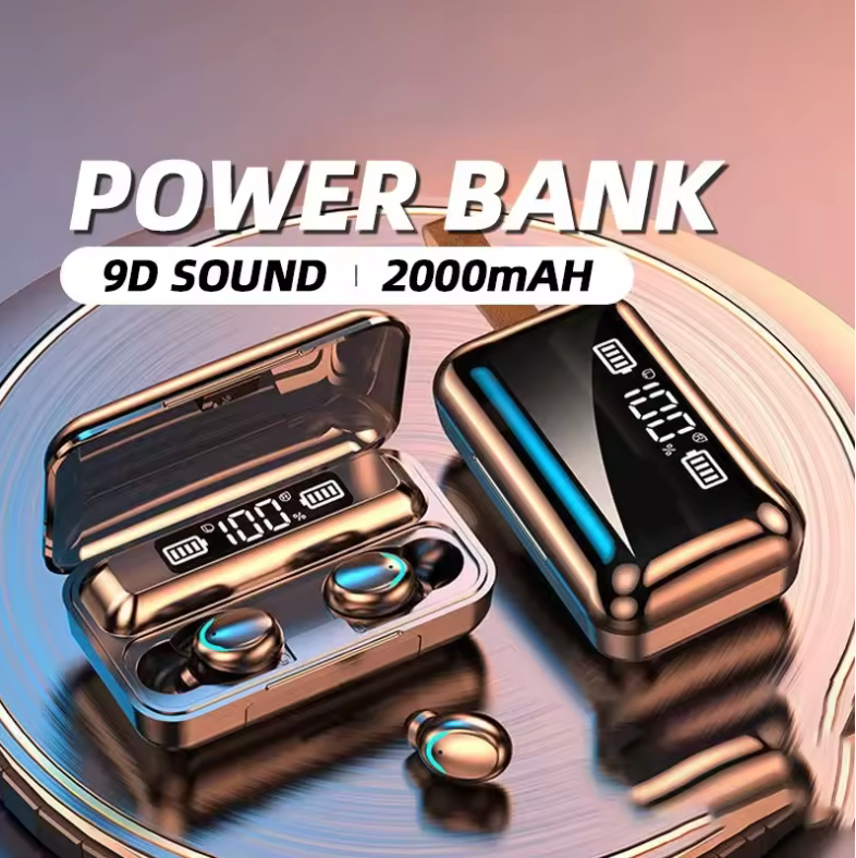 TWS F9-5 Bluetooth 5.3 Wireless Earbuds