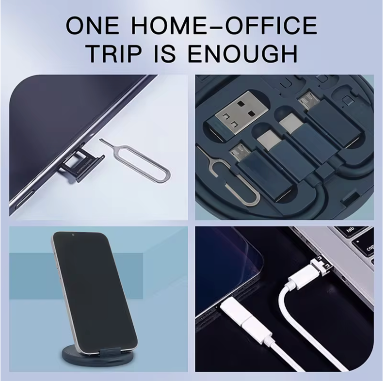 Multi USB Type-C to C 60W Charging Adapter Cable Set