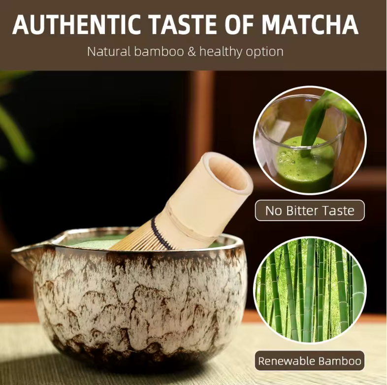 6-Piece Japanese Matcha Tea Set