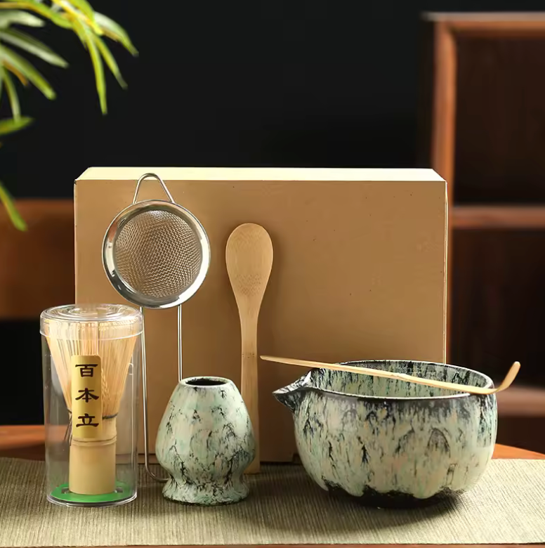 6-Piece Japanese Matcha Tea Set