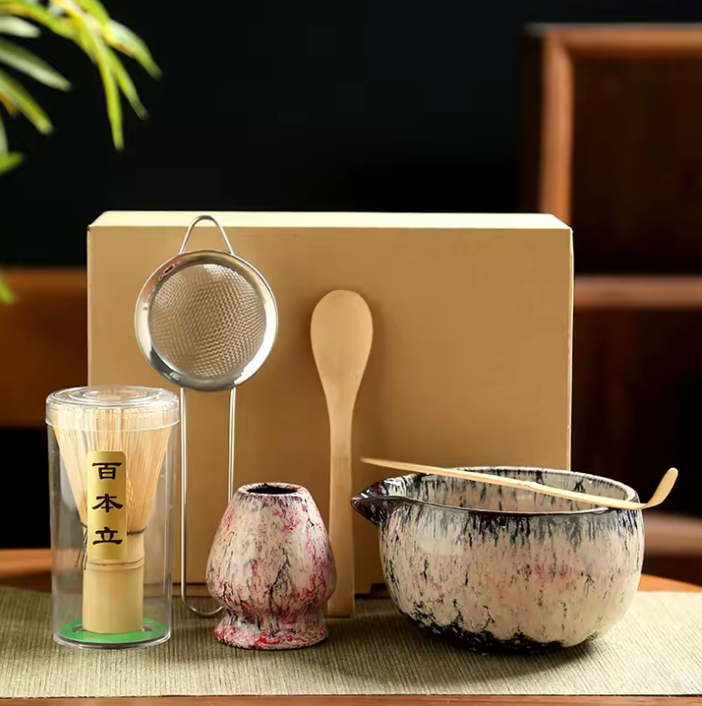 6-Piece Japanese Matcha Tea Set