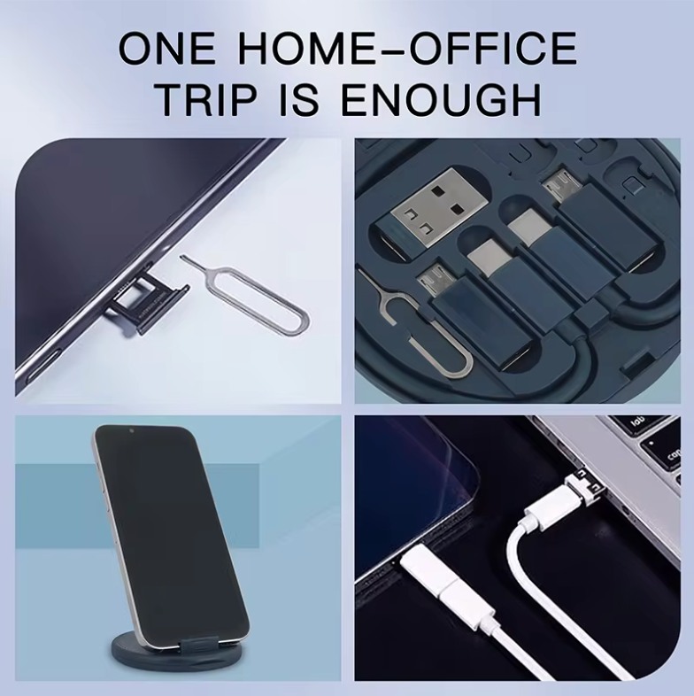 Multi USB Type-C to C 60W Charging Adapter Cable Set